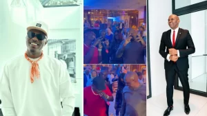 Read more about the article “This life, have money” – Moment Tony Elumelu stops DJ from playing ‘When money no dey’ at his event (Video)