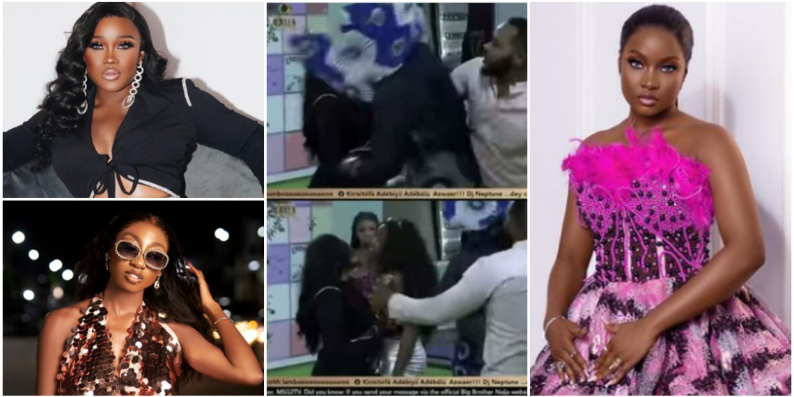 Ilebaye pulls Ceec’s hair in heated clash, shoves Doyin aside after night party [Video]