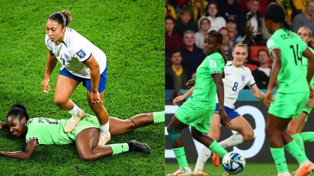 Nigerians-drag-Englands-Lauren-James-for-stamping-on-Alozie-following-World-Cup-loss