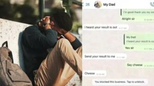 Read more about the article “Nobody should stress me” – Student blocks family members after they asked for his WAEC result (Photo)