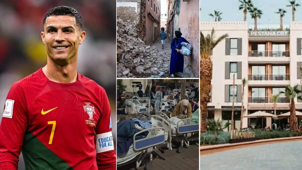 Ronaldo offers his hotel to earthquake victims in Morocco, Hakimi and others donate blood (Photos)
