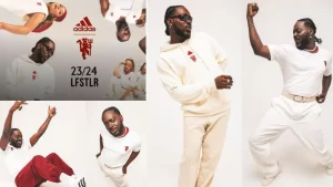 Read more about the article ‘Naija to the world’ – Excitement as Manchester United unveils Adekunle Gold as the face of their new fashion collection (Photos)