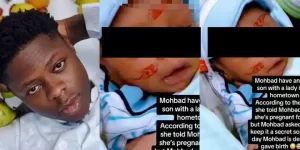 Read more about the article Problem no dey finish- Lady who claims to be pregnant for Mohbad shows baby bump (Video)