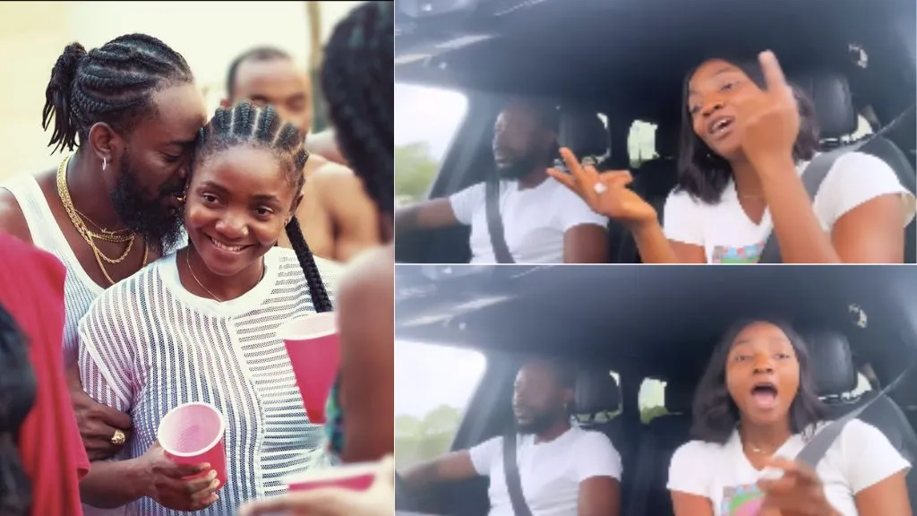 You are currently viewing Why you should marry your driver – Simi shares lovely moment with AG Baby in car (Video)