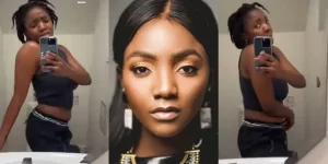 Read more about the article “Make me sweat, make me hotter” –Reactions as Simi twerks inside bathroom (Video)