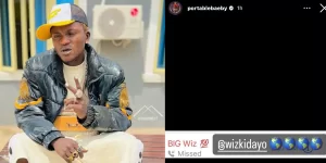 Read more about the article “You get mind sha – Reactions as Portable shares proof of Wizkid’s missed call