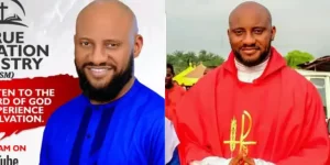 Read more about the article “God called me because of my coconut head” – Yul Edochie defends his calling (Video)