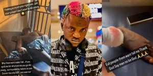 Read more about the article “I don’t want to die young” – Portable cries in pain as he lands in hospital (Video)