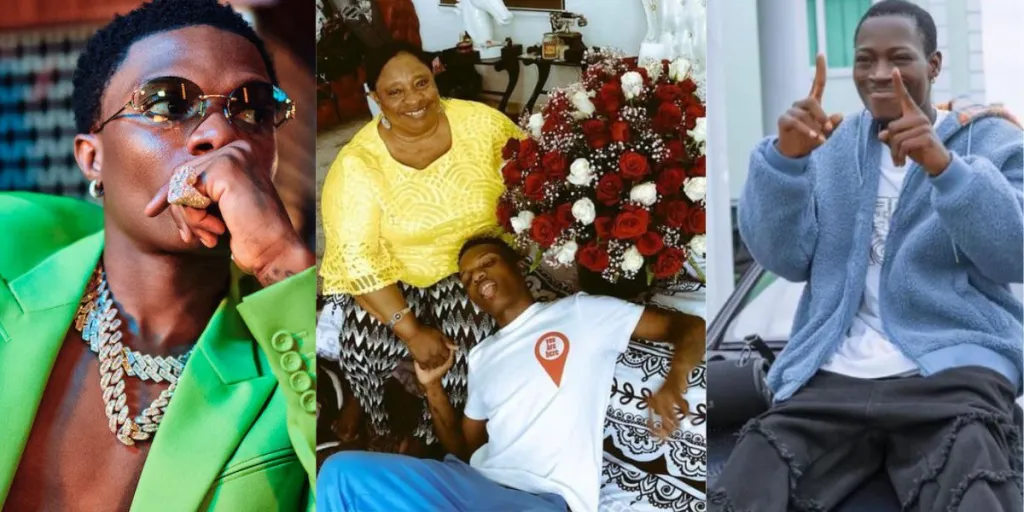 Nigerians-call-for-the-arrest-of-DJ-Chicken-for-saying-Wizkid-will-soon-join-his-mum-in-the-grave-Video