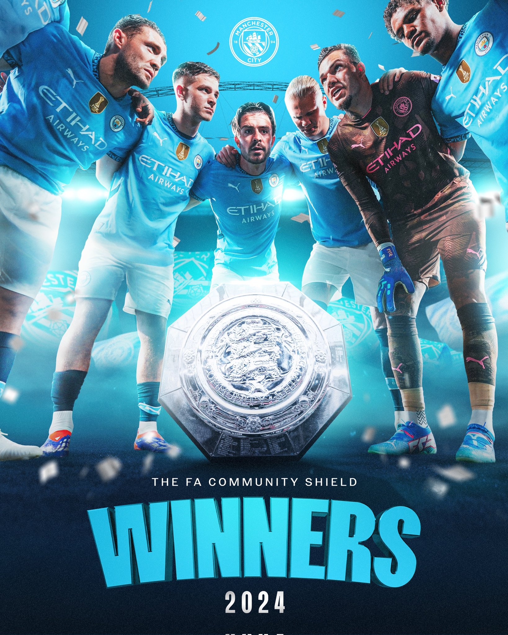 BREAKING: Man City beat Man Utd to win 2024 Community Shield