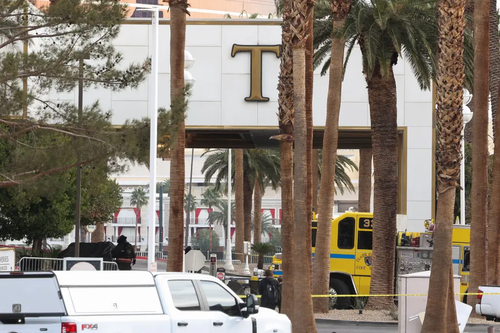 Explosion rocks Trump’s Las Vegas hotel on New Year’s Day