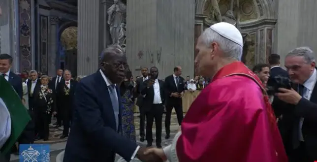 President Tinubu meets Pope Leo XIV in Rome (Photos)